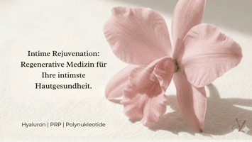 Intimästhetik Zürich: Symbolische Darstellung der Intimverjüngung mittels Cattleya-Orchidee für Behandlungen wie Hyaluron-Filler und PRP