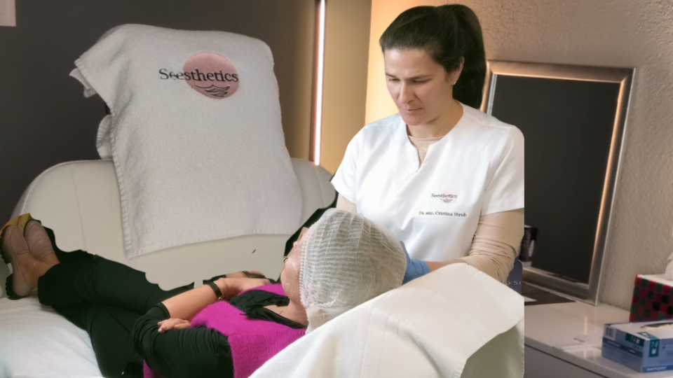 Gezielte Biostimulation zur Hautstraffung im Gesicht bei Seesthetics – Injektion von Kollagenboostern für mehr Spannkraft.